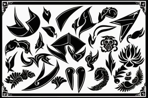 Blade tattoo idea