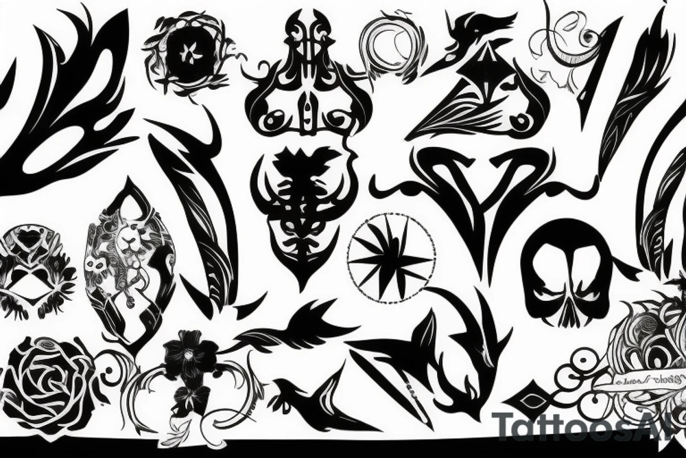 Blade tattoo idea