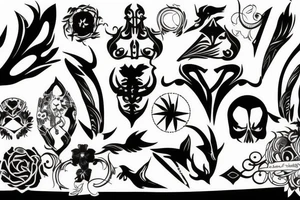 Blade tattoo idea