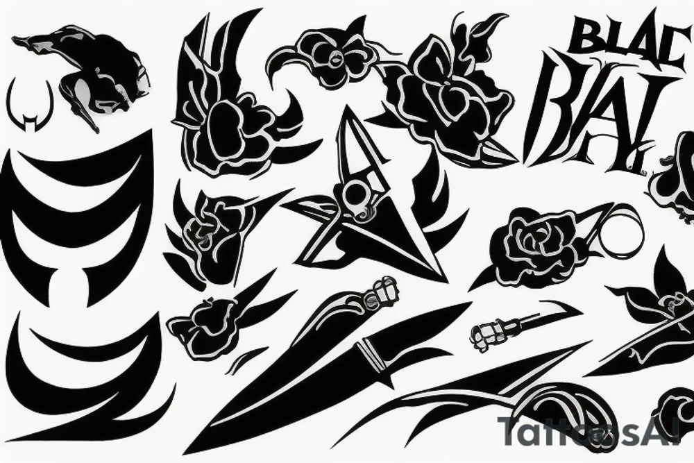 Blade tattoo idea