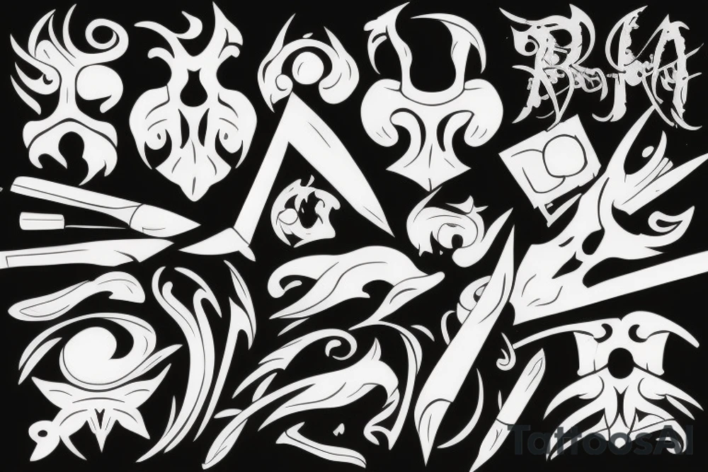 Blade tattoo idea