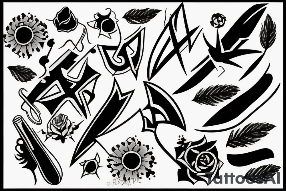 Blade tattoo idea