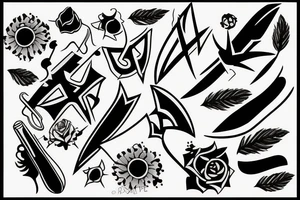 Blade tattoo idea