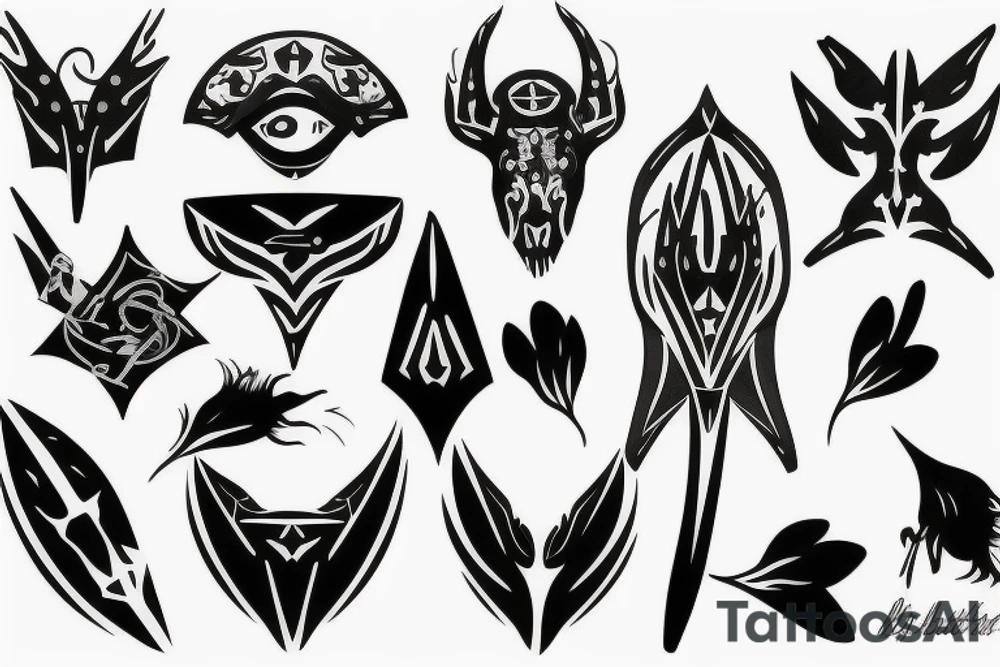 Blade tattoo idea