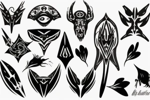 Blade tattoo idea