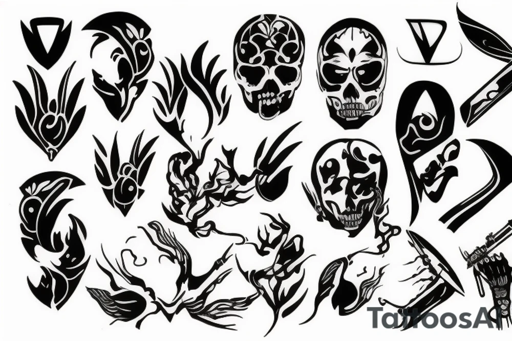 Blade tattoo idea