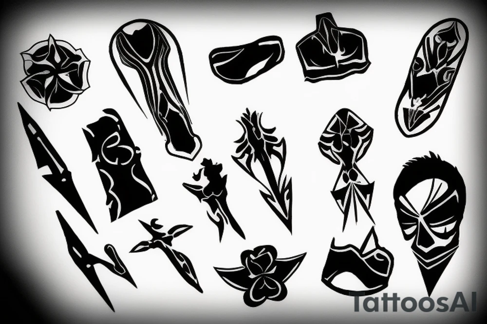 Blade tattoo idea