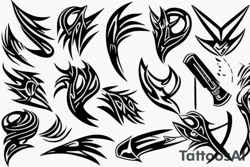 Blade tattoo idea