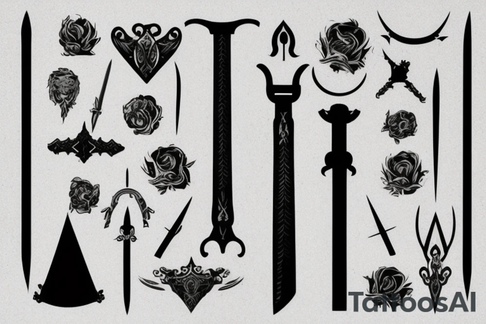 sword tattoo idea