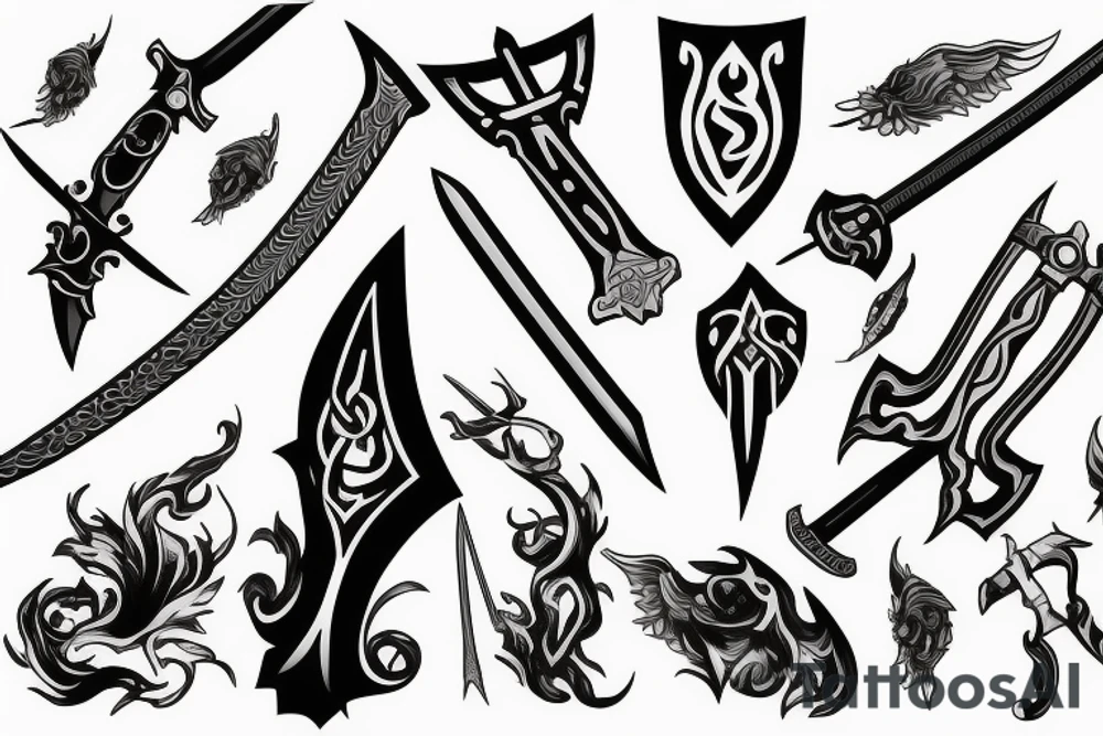 sword tattoo idea