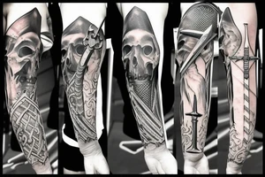 sword (single ) tattoo idea