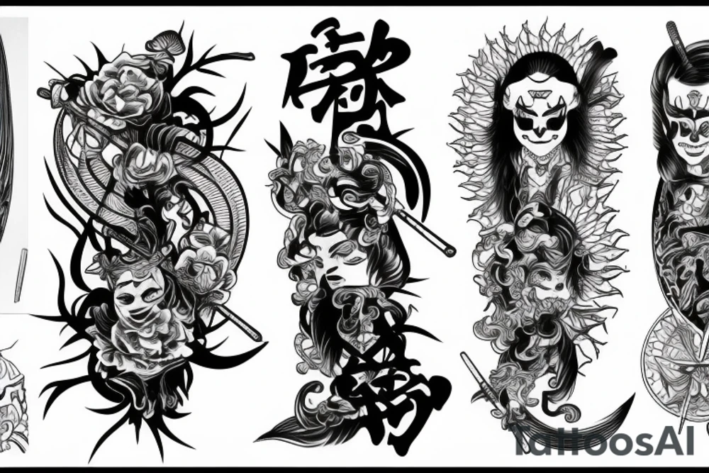 katana tattoo idea