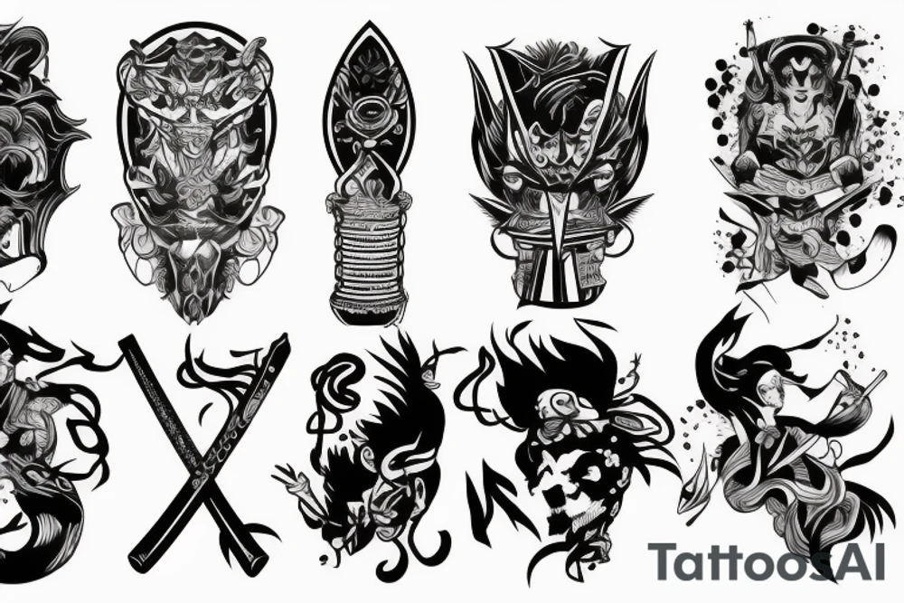 katana tattoo idea