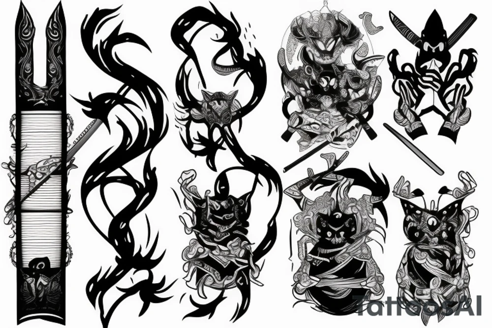 katana tattoo idea