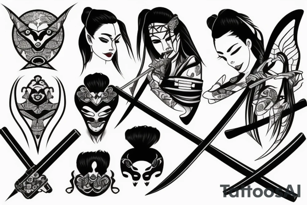 katana tattoo idea