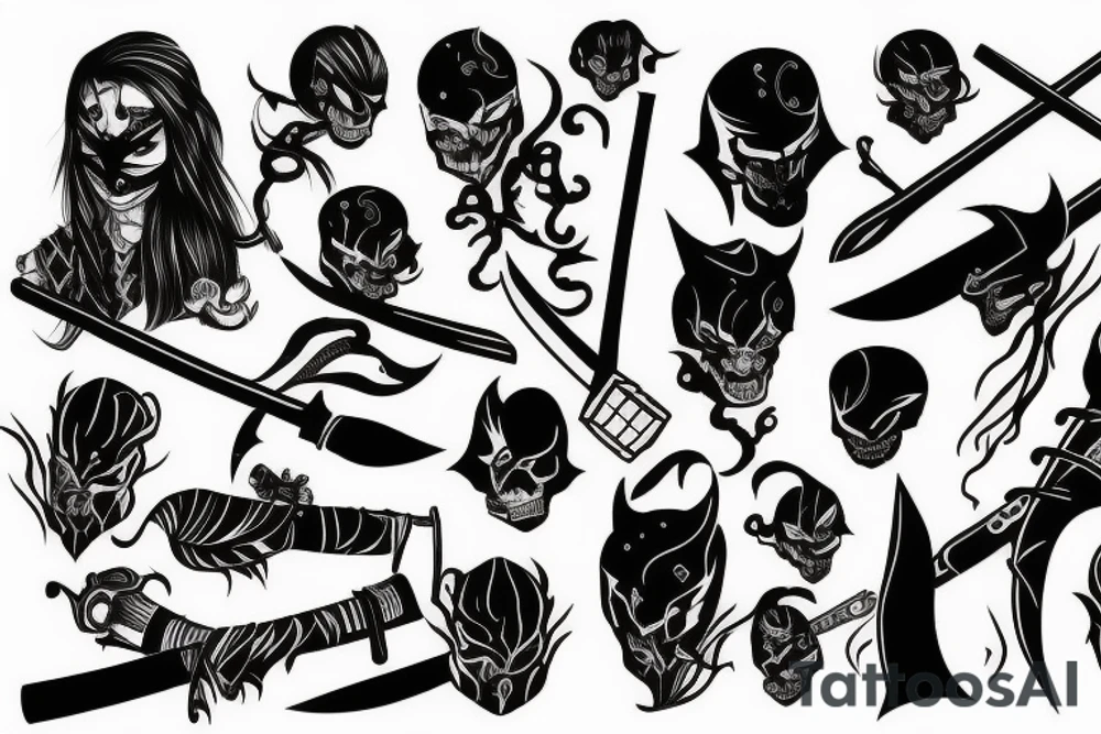 katana tattoo idea