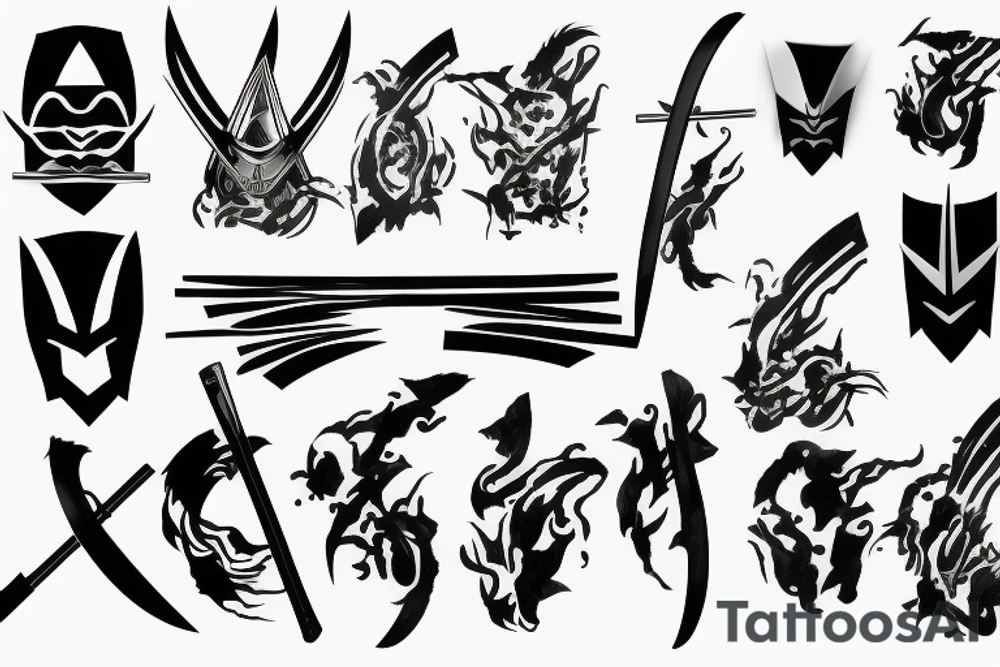 katana tattoo idea