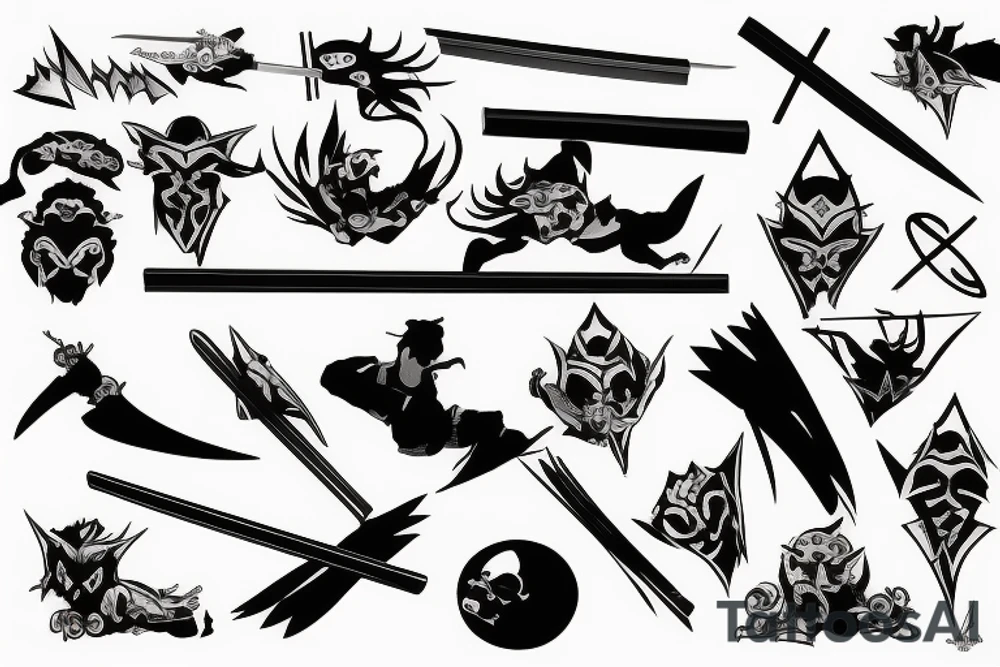 katana tattoo idea