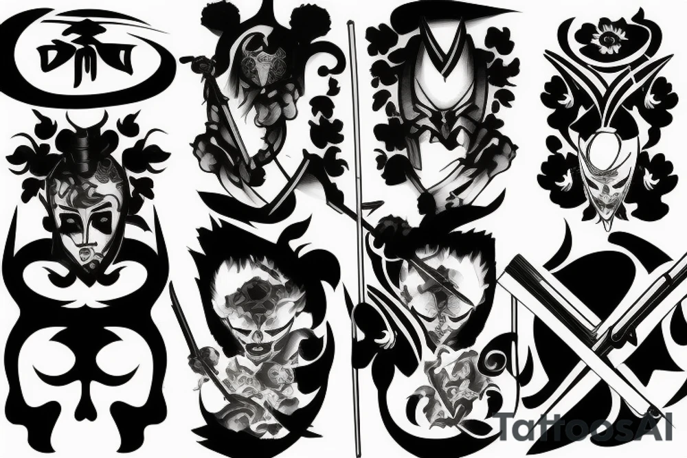 katana tattoo idea
