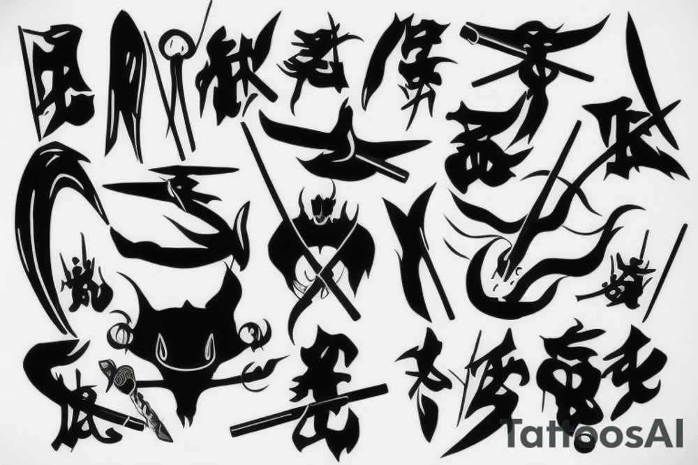 katana tattoo idea