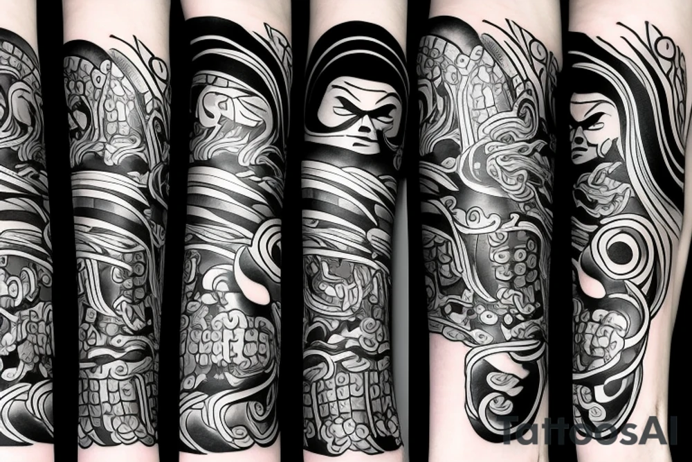 katana tattoo idea