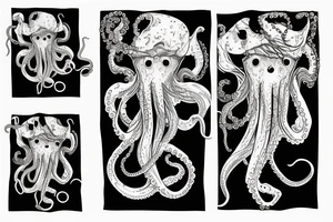 Octopus lady tattoo idea