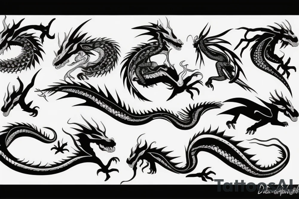 dragon tattoo idea