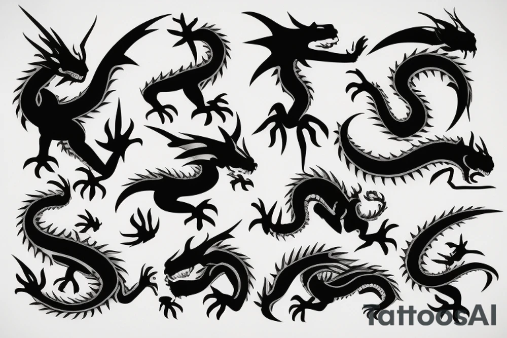 dragon tattoo idea