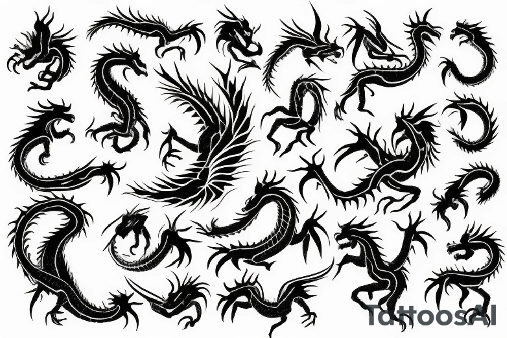 dragon tattoo idea