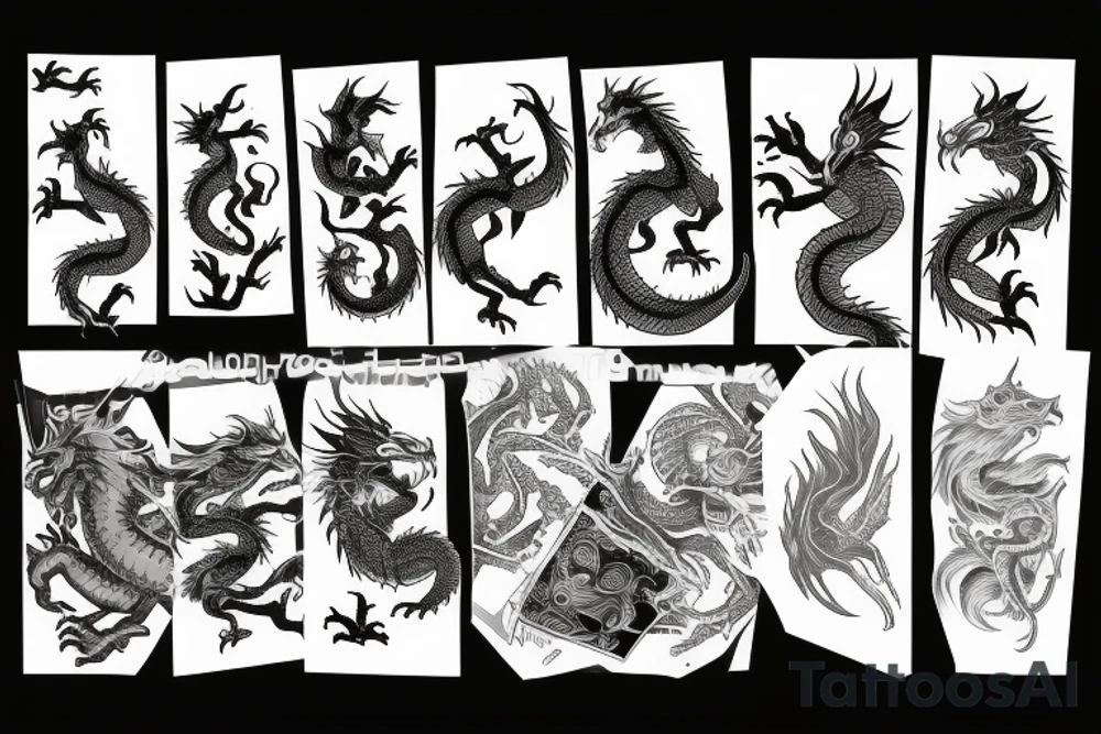dragon tattoo idea