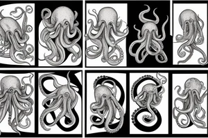 Octopus alien tattoo idea