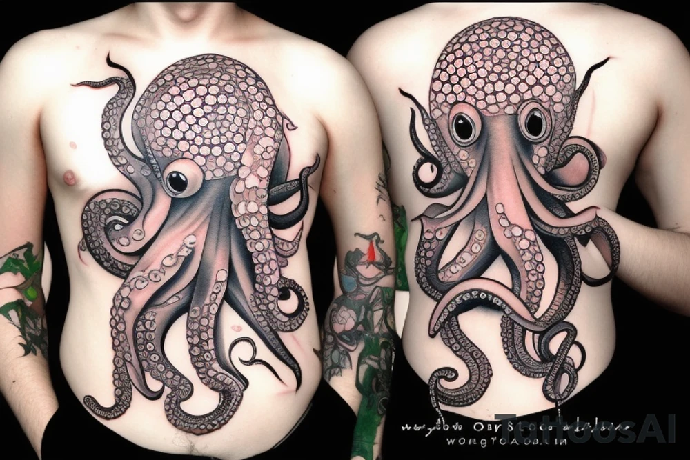 Octopus alien tattoo idea