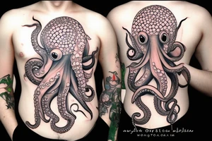 Octopus alien tattoo idea