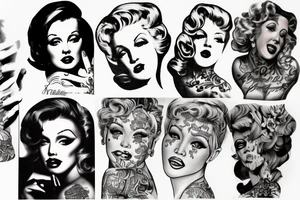marlylin monroe tattoo idea