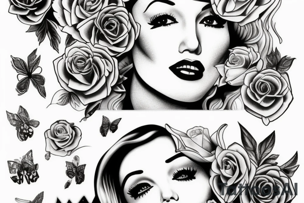 marlylin monroe tattoo idea