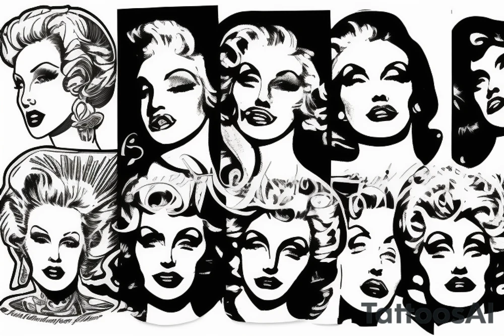marlylin monroe tattoo idea