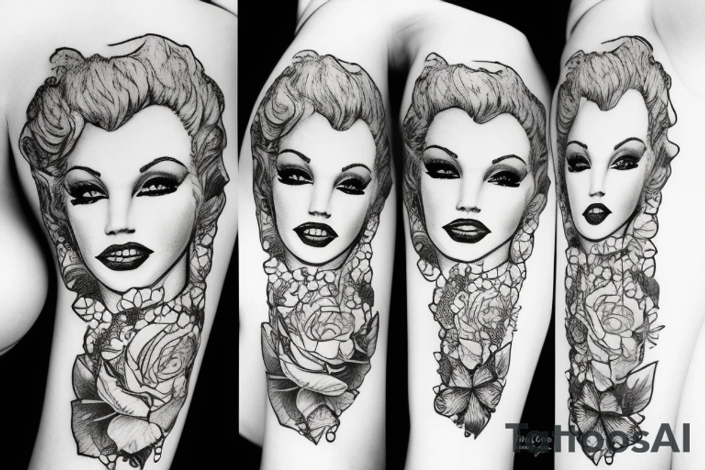 marlylin monroe tattoo idea