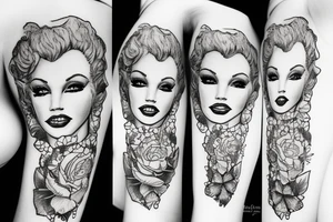 marlylin monroe tattoo idea