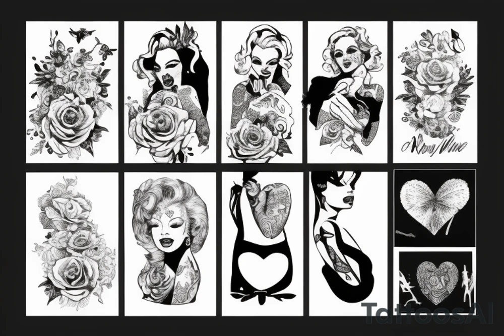 marlylin monroe tattoo idea