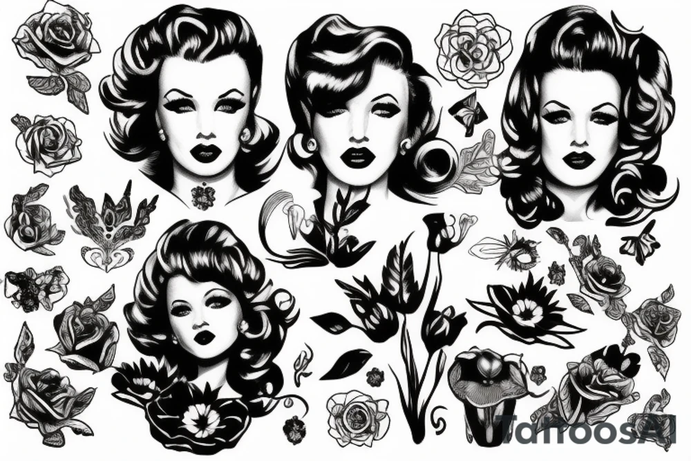 marlylin monroe tattoo idea