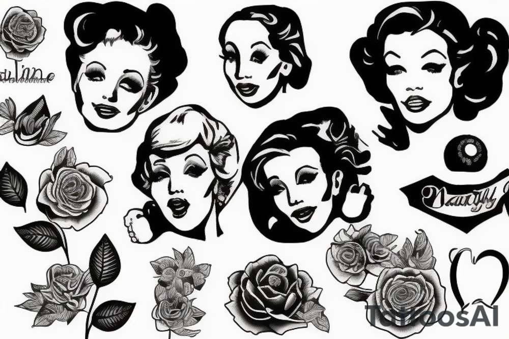 marlylin monroe tattoo idea