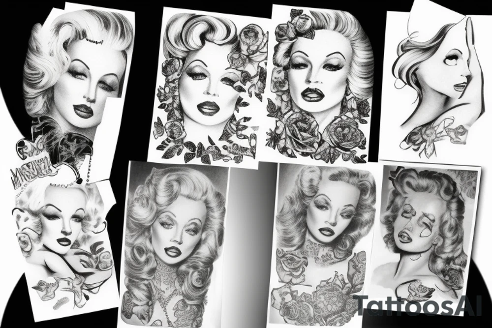 marlylin monroe tattoo idea