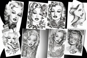 marlylin monroe tattoo idea