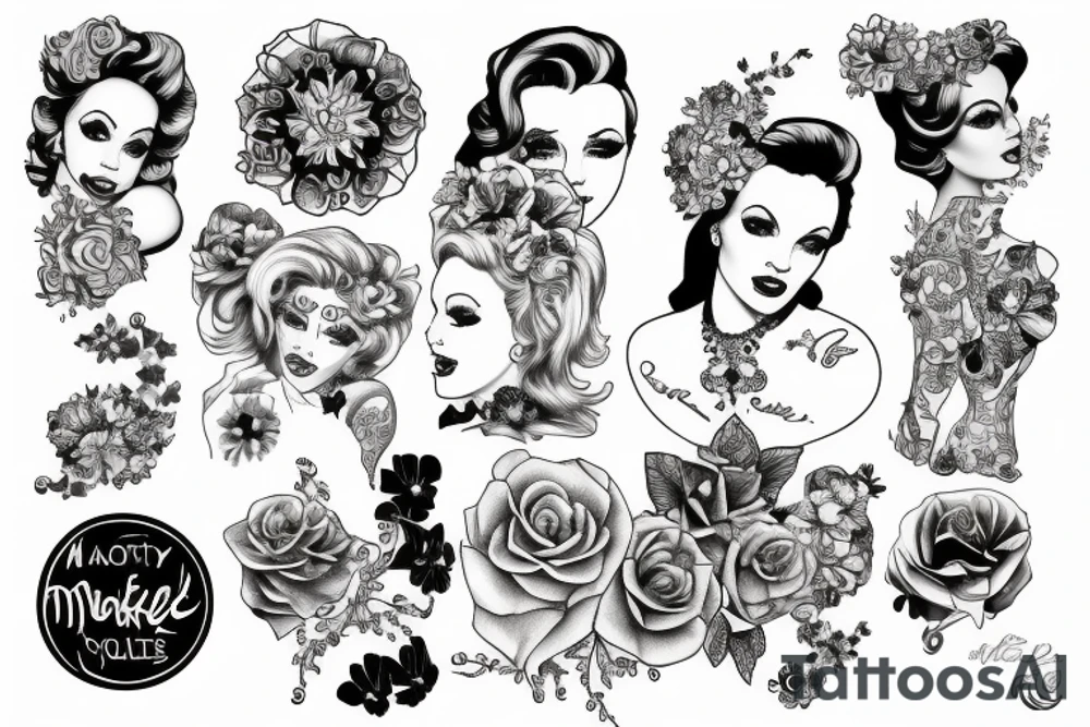 marlylin monroe tattoo idea