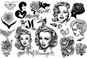 marlylin monroe tattoo idea