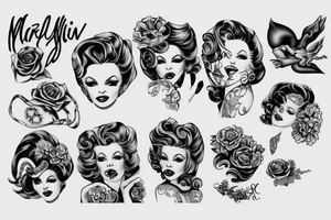 marlylin monroe tattoo idea