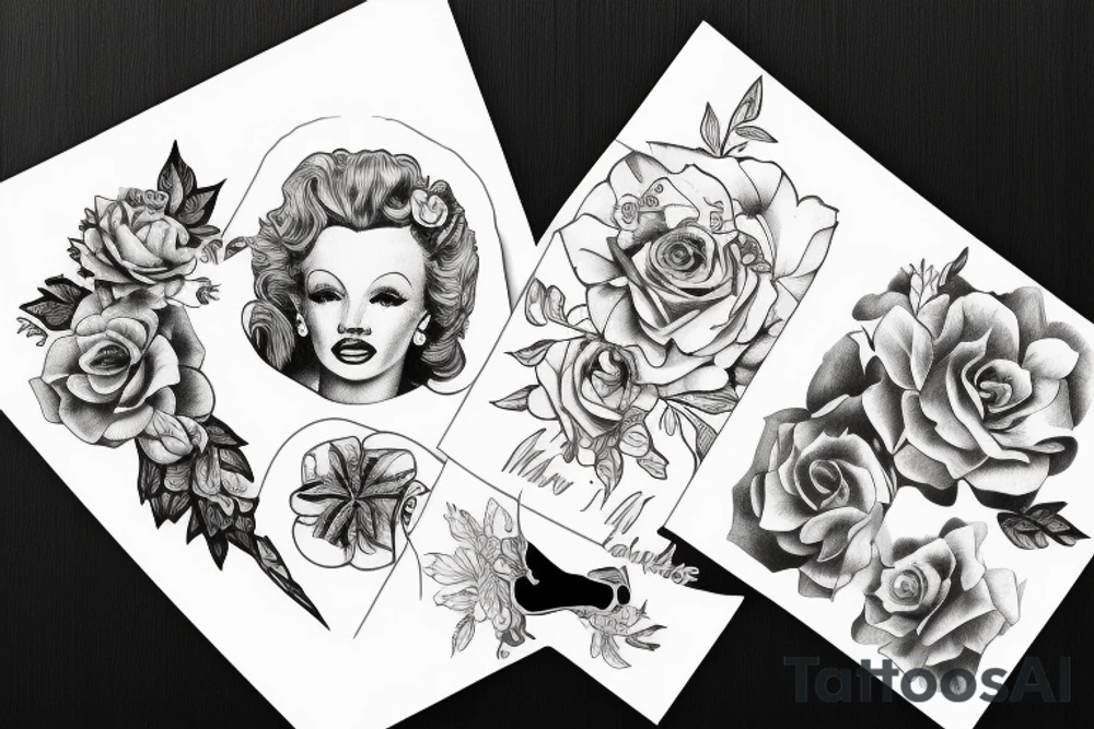 marlylin monroe tattoo idea