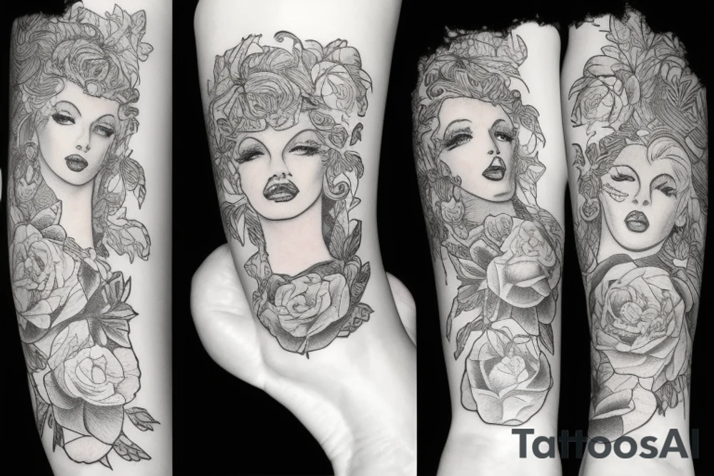 marlylin monroe tattoo idea