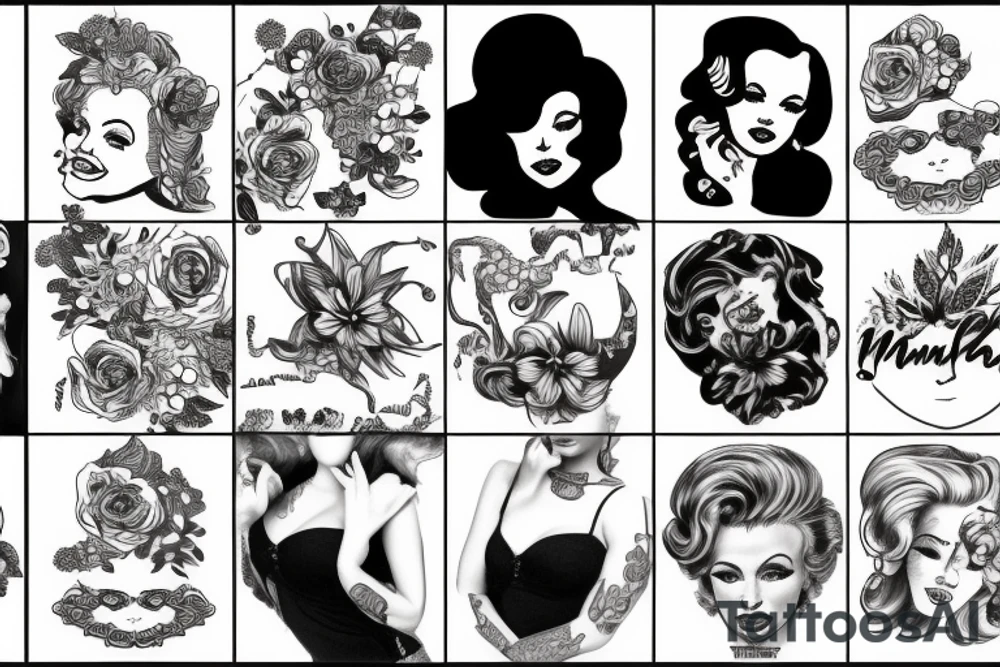 marlylin monroe tattoo idea