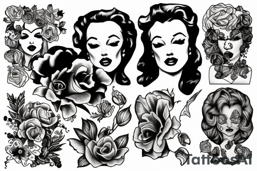 marlylin monroe tattoo idea